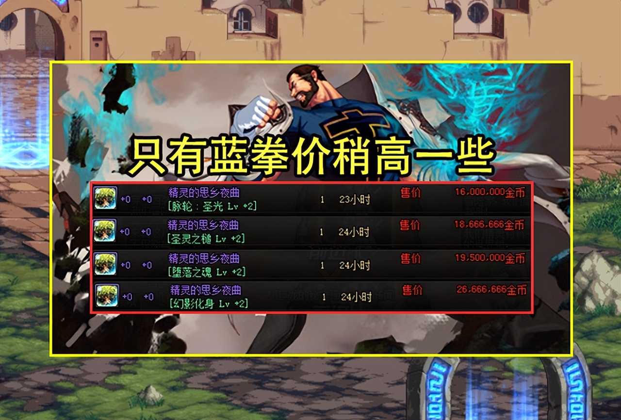 DNF：沾了2个职业的光！3级buff称号成胚子价，这些职业太幸福