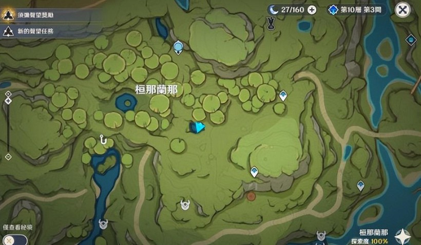 原神劫波莲最佳采集路线-纳西妲劫波莲采集路线及分布图