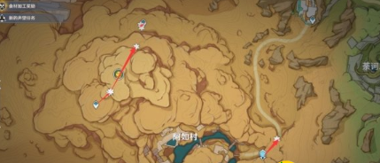 原神圣金虫采集路线图解-圣金虫采集路线超详细教程